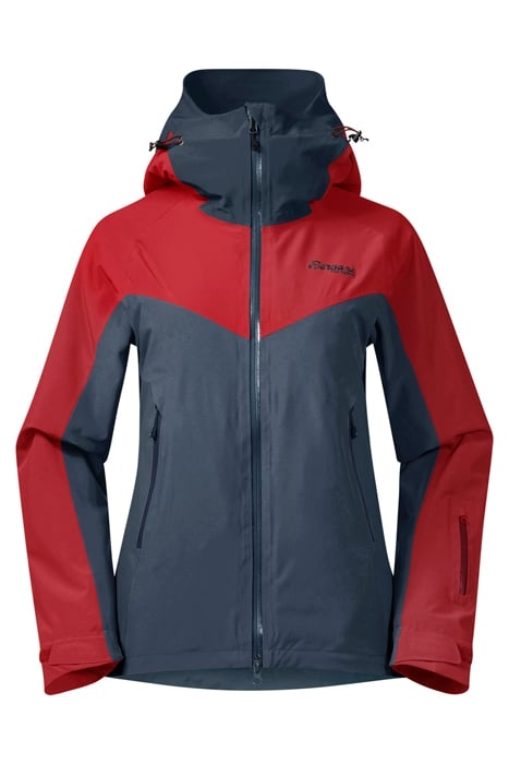 OPPDAL INSULATED W JACKET ORION BLUE/RED 3