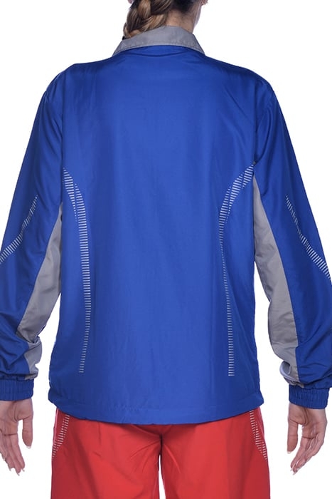TL WARM UP JACKET ROYAL-GREY 4