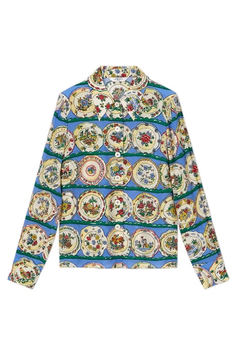 ERICA PLATES BUTTON-DOWN SHIRT MULTICOLOR 3