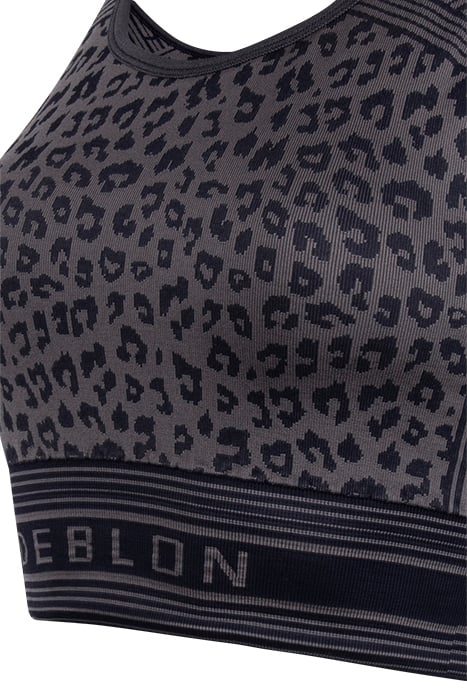 JOY SEAMLESS TOP BLACK/GREY 3