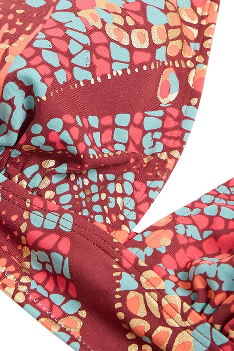 TABITHA BIKINI TOP RED PRINTED 4