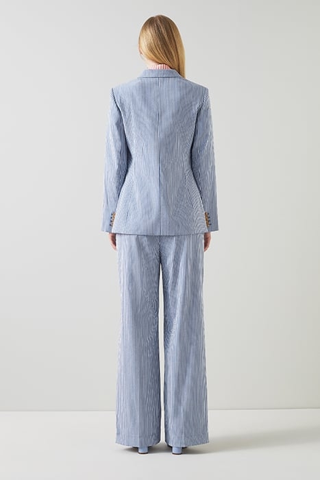 GENE STRIPE BLAZER BLUE/WHITE 2