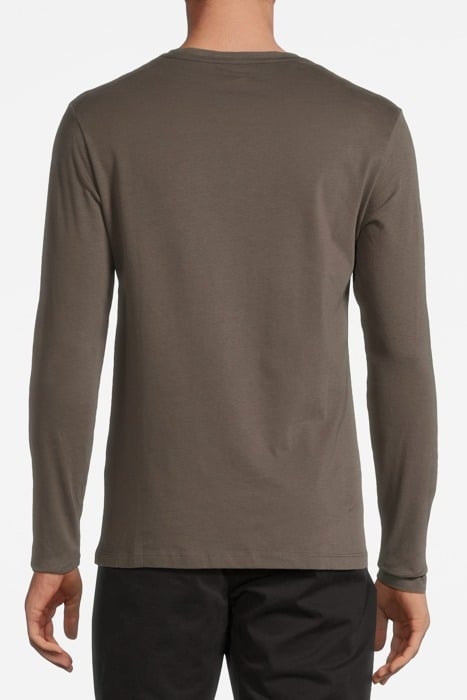 BRACE LS CREW ASH KHAKI GREEN 2