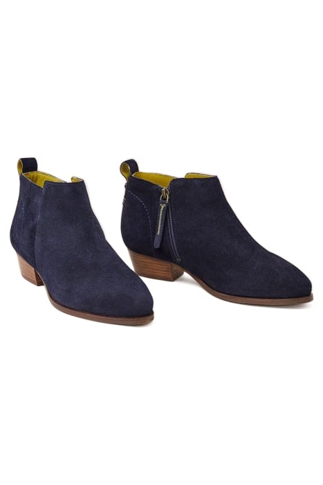 WIDE FIT SUEDE ANKLE BOOT DARK NAVY 2