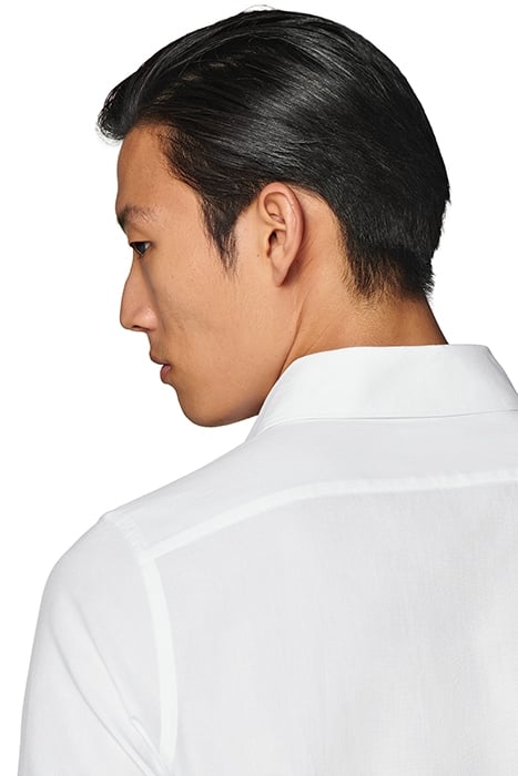WHITE ONE PIECE COLLAR EXTRA SLIM FIT SHIRT WHITE 8