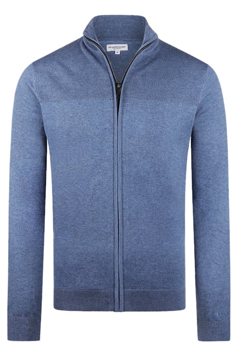 ZIP THRU CARDIGAN FADED BLUE 1