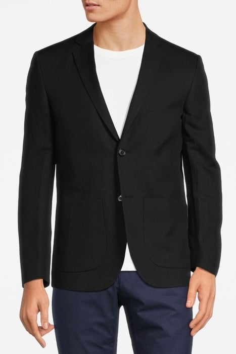 M. RICK LINEN BLAZER BLACK 1