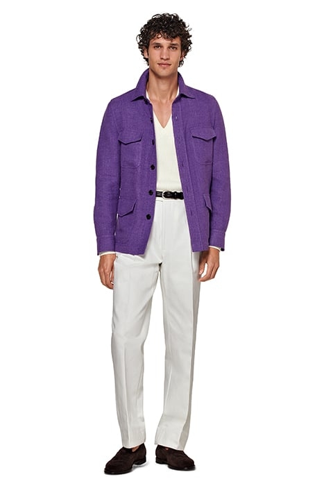 PURPLE RELAXED FIT SHIRT-JACKET PURPLE 3