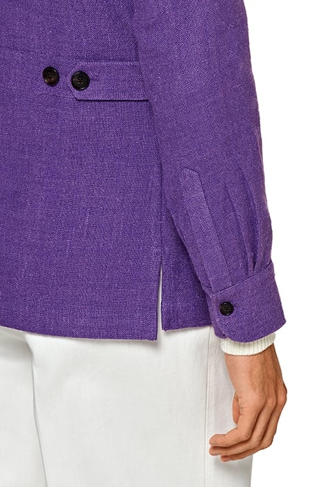PURPLE RELAXED FIT SHIRT-JACKET PURPLE 8