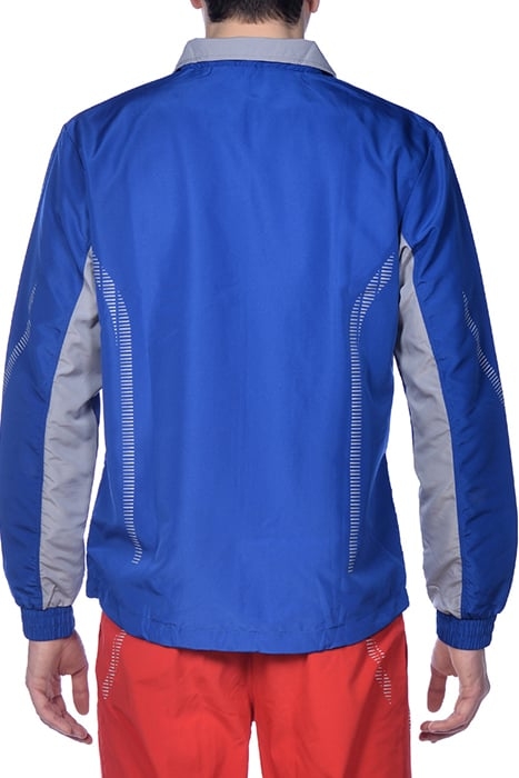 TL WARM UP JACKET ROYAL-GREY 2