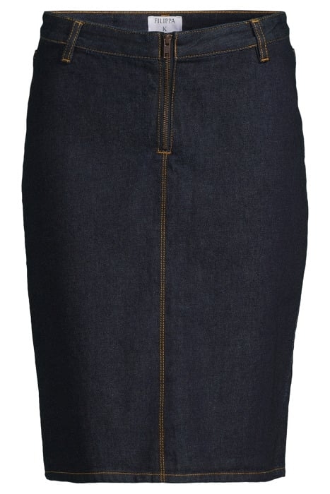 DENIM MIDI ZIP SKIRT MIDNIGHT B 3