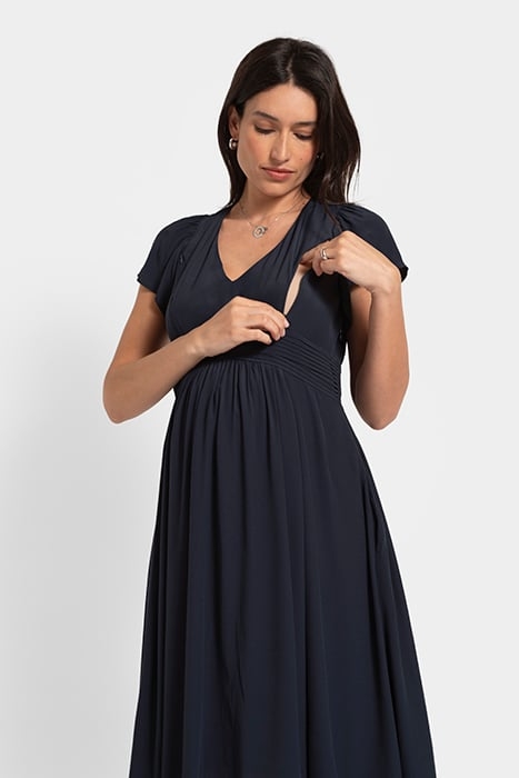 MATERNITY MINI DRESS BLUE 5
