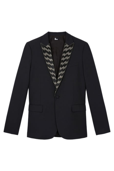 VESTE BRODEE A REVERS BLACK 4