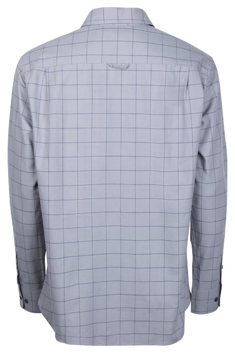M. ROB CHECK SHIRT LIGHT GREY 2