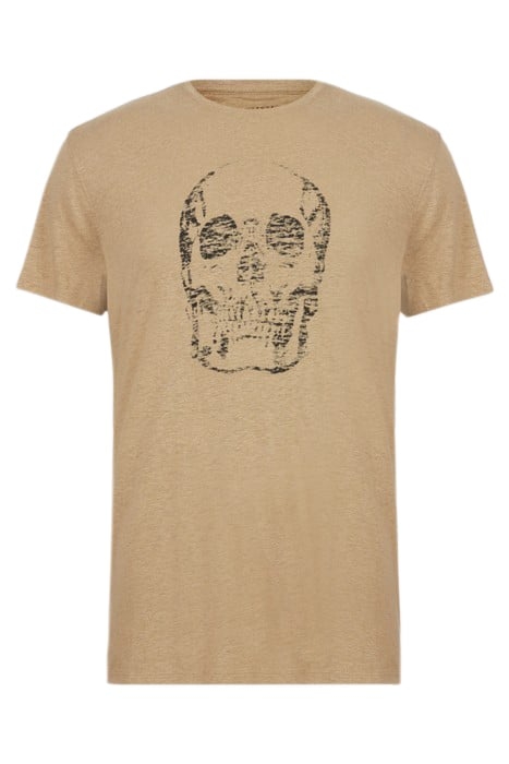 SS CREW TEE - SKULL HEMP 2