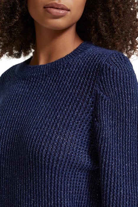 PUFFED SLEEVED PULLOVER NAVY BLUE 5