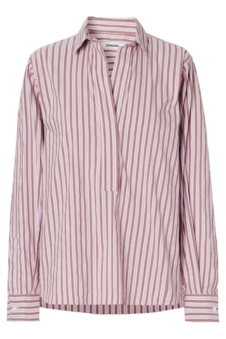 MAGGY POPLIN POLO TOP TWILIGHT 3