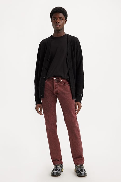 501 STRAIGHT JEANS CORAL 1