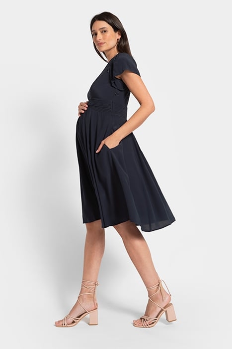 MATERNITY MINI DRESS BLUE 4