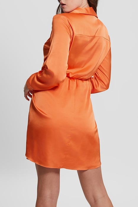 GUESS ECO ES LS ALYA DRESS ORANGE SLUSHIE 2