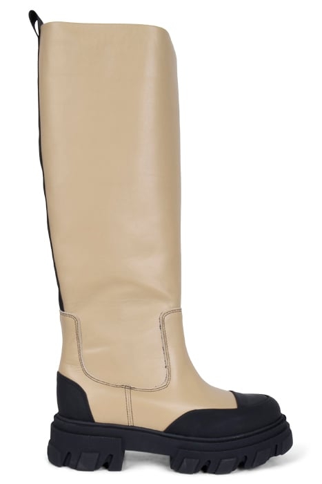 CLEATED HIGH TUBULAR BOOT SAND 1