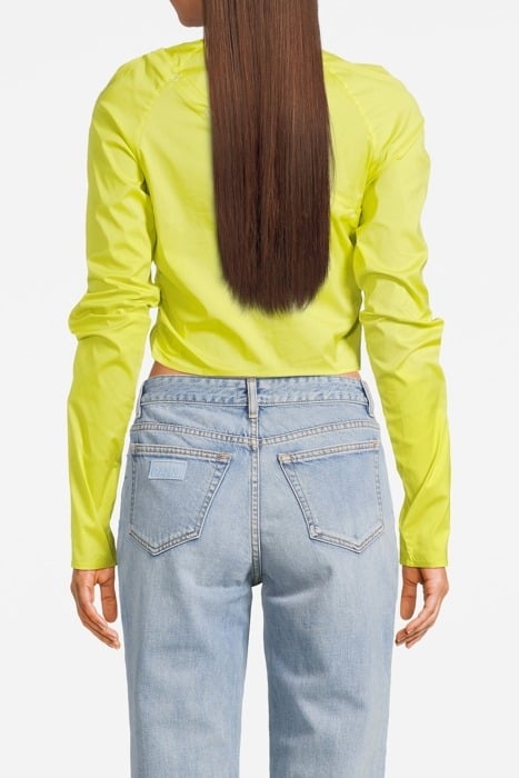 STRETCH COTTON LS BLOUSE SULPHUR SPRING 2