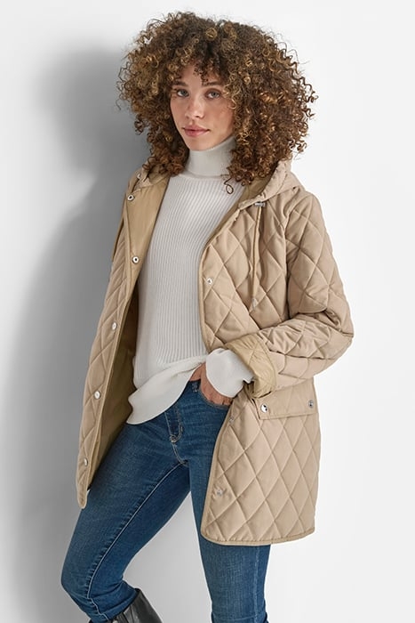 BTTNDWN QUILT JKT CLASSIC KHK 5