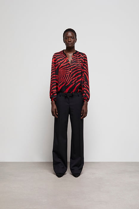 PANTALON COSTUME FIT TISSU MOIRE COTE BLACK 1