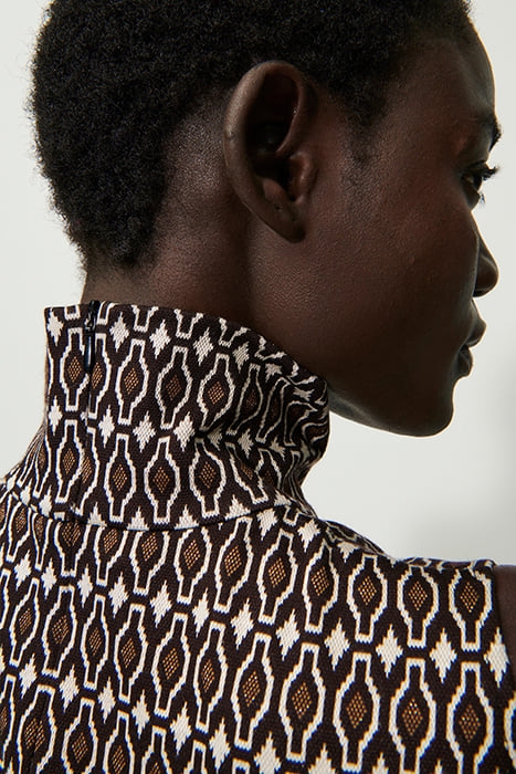 TOP FROM JACQUARD JERSEY MULTI 5