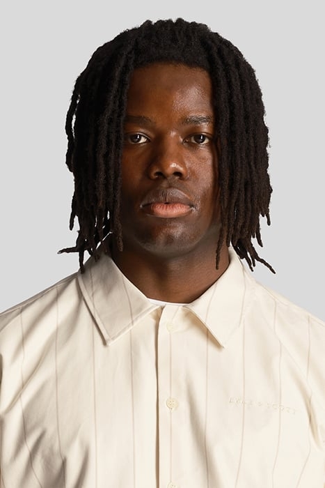 PINSTRIPE OVERSHIRT CHALK 5