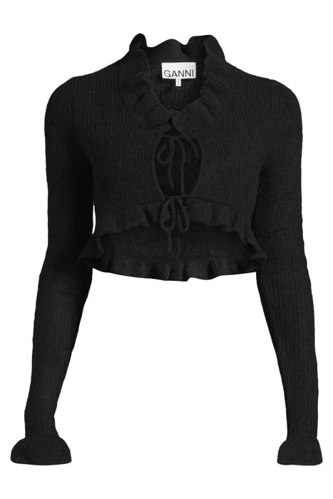 SOFT WOOL BOLERO BLACK 3