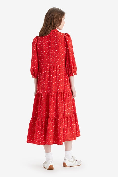 CYNTHIA DRESS SHIRT RED 2