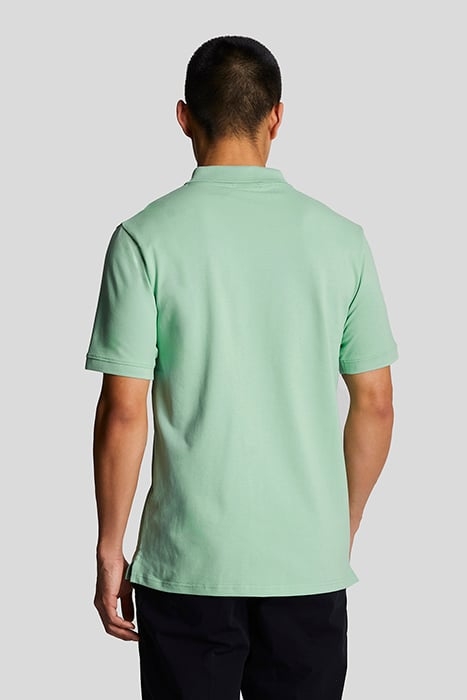 PLAIN POLO SHIRT TURQUOISE SHADOW 2