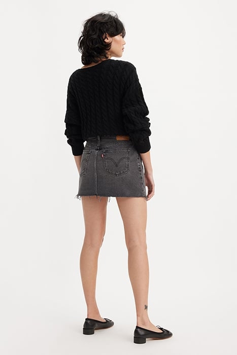 RECRAFTED MINI SKIRT GREY 3
