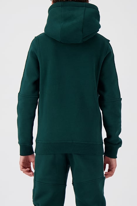 ANORAK STRIPE HOODIE PINE GREEN 2