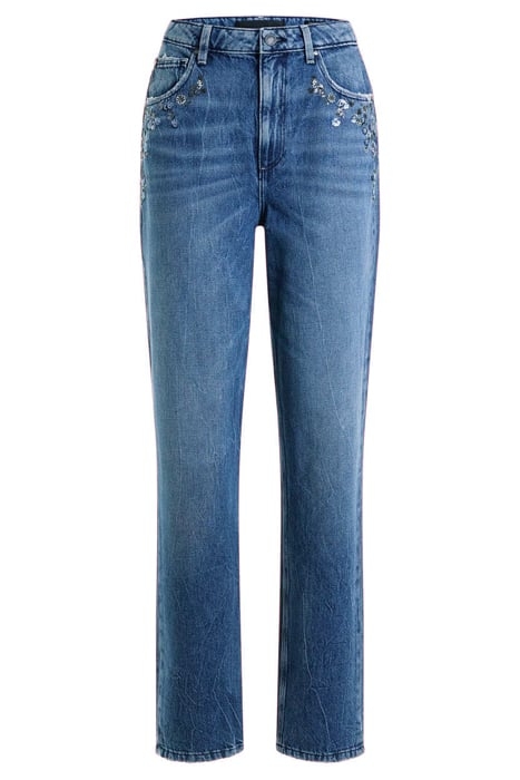 GUESS ECO MOM JEAN BLESSED SEQUINS 4