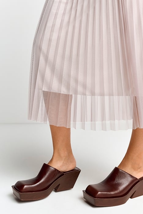 TULLE PLISSEE SKIRT CLOUDY GREY 4