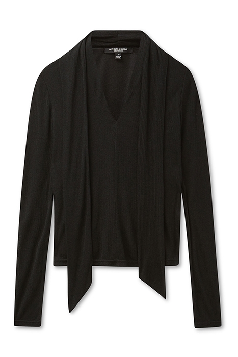 TOP WITH SCARF BLACK 3