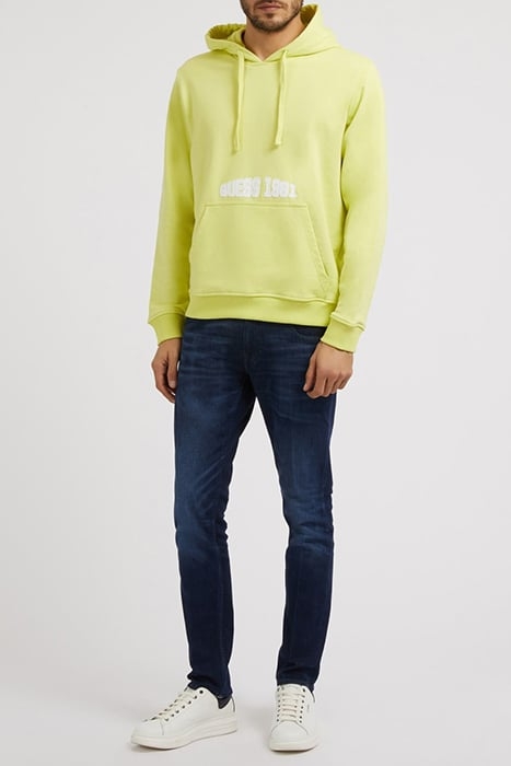 GUESS ECO SEMYON HOODIE FLEECE DUSTY KIWI 3