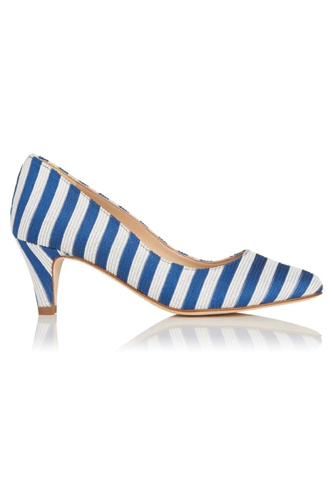 HELGA SINGLE SOLE COURT BLUE/WHITE 1