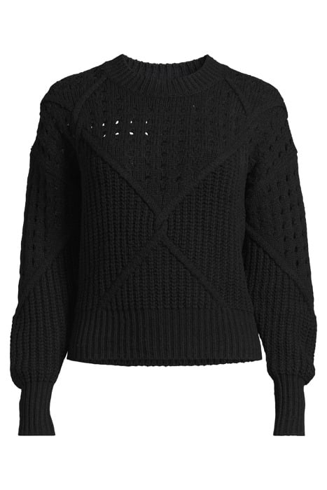 NIVES KNITTED SWEATER IN BLACK 3