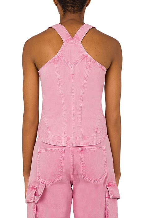 GARMENT-DYED BULL TOP PINK 2