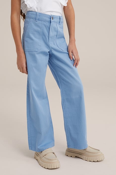 5-POCKET HIGH WAIST PASTEL BLUE 1