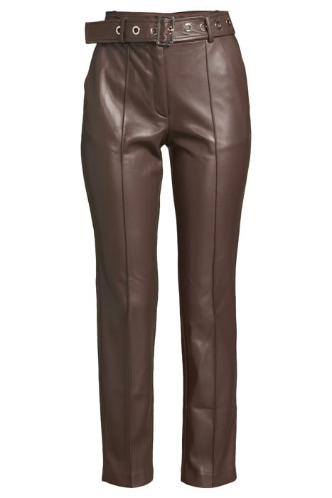 RORY PANT CHOCOLATE LEATHER BROWNIE 3