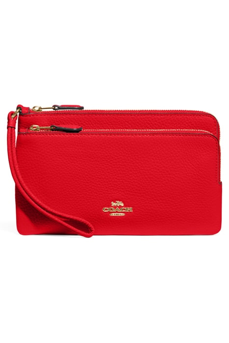 DOUBLE ZIP WALLET ELECTRIC RED 1