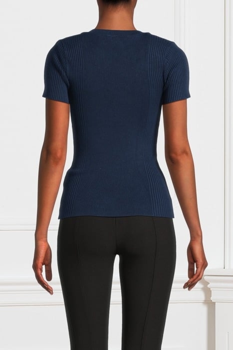 TETI SS VN SWEATER T SECRET BLUE 2