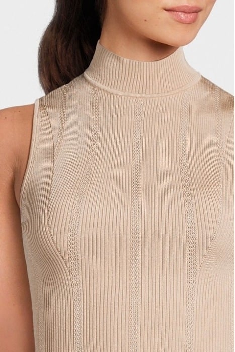 MARCIANO BY GUESS ATENA HIGH NECK SL S FAWN TAUPE 4