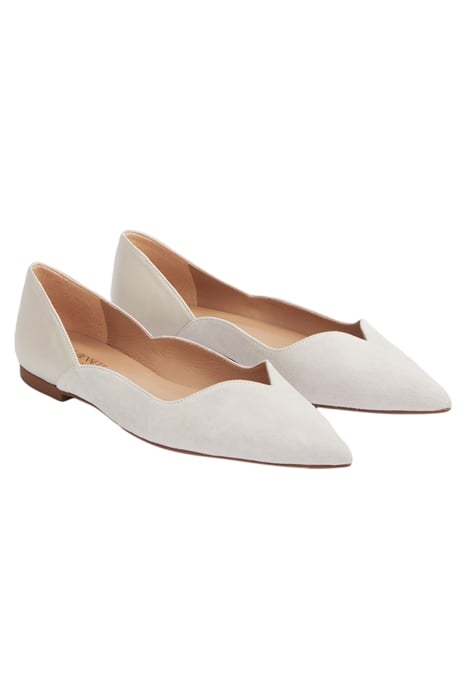 FL IRIS POINTED FLAT ECRU 2