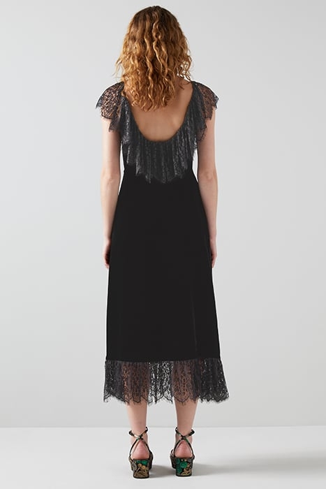 DR ANOUK VELVET LACE BLACK 2