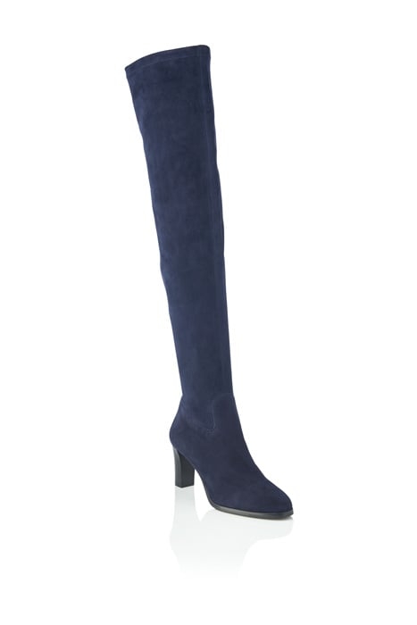 KAORI OVER THE KNEE HEEL NAVY 3